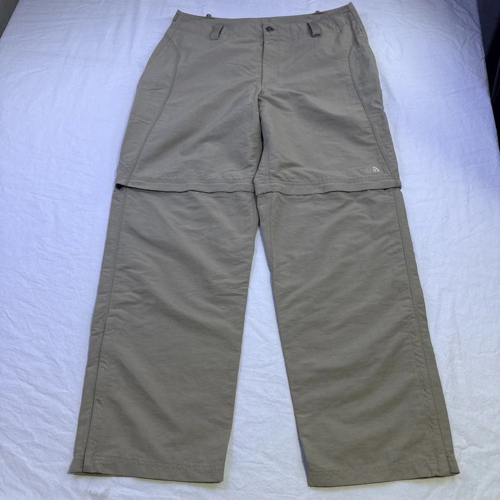The North Face Convertible Cargo Pants Men's 36 Hiking TAN